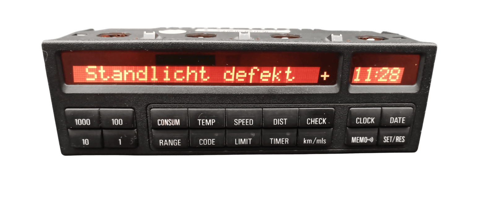 Naprawione radio BMW E38 z nowym wyświetlaczem LCD